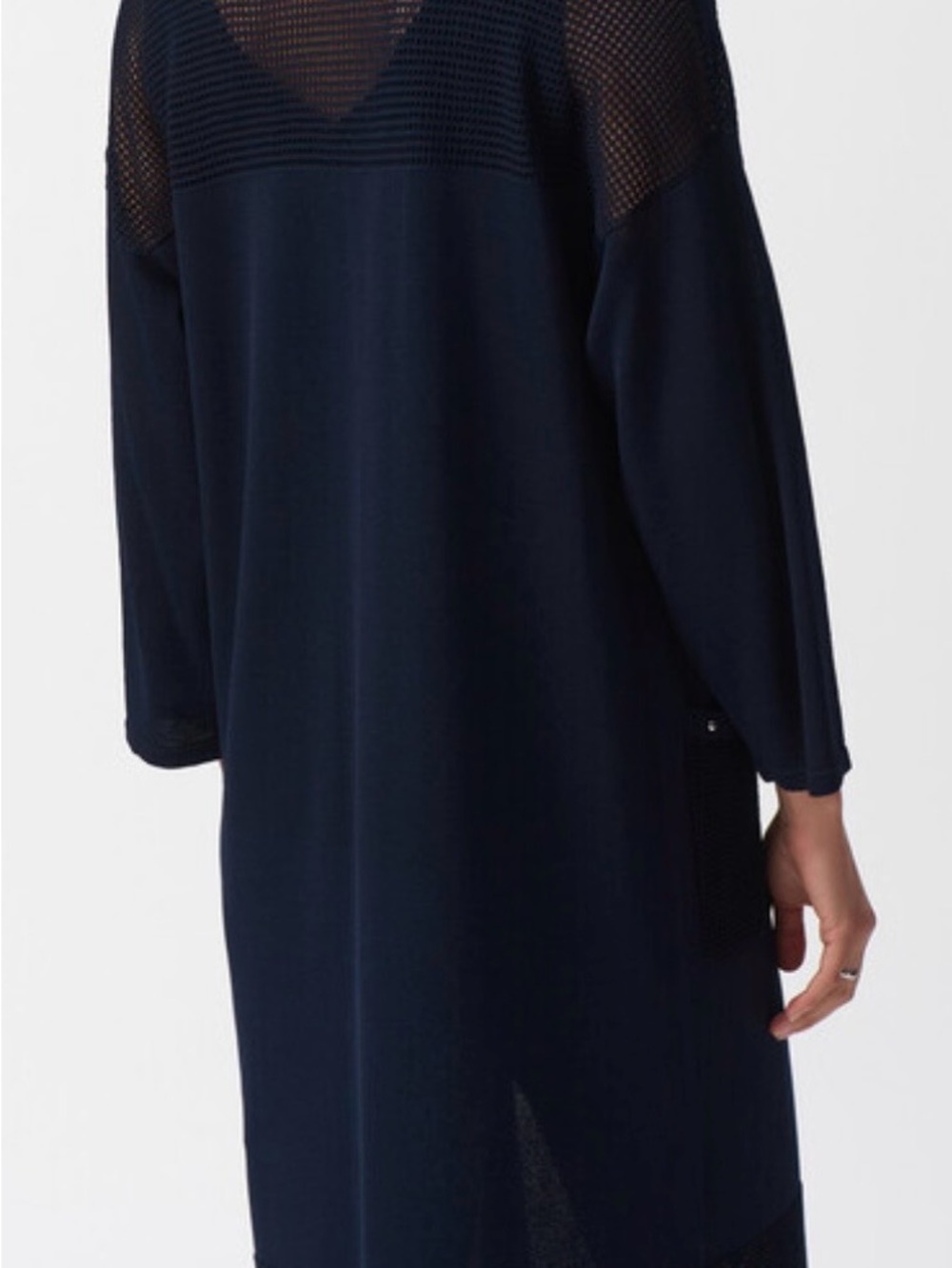 Joseph Ribkoff Plus Size Open Long Cardigan - Picture 5 of 13